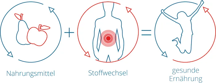 Grafische Darstellung zum Thema Ernährung